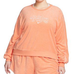 Nike cropped french terry sweatshirt